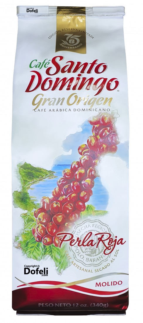 Artisanal ground coffee selection from small-batch roasters in the Dominican Republic: Suardí, Gran Sierra, and Perla Roja, offering complex aroma and a smooth finish.